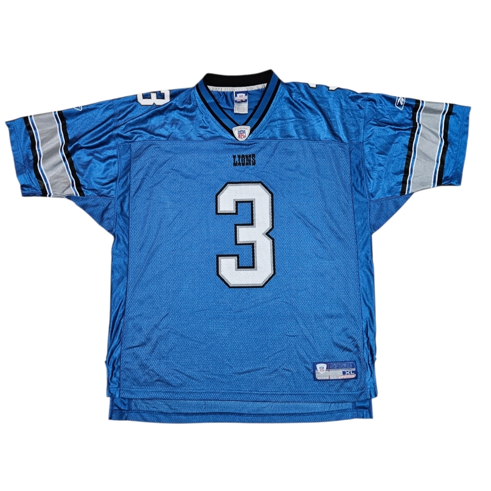 Detroit Lions Joey Harrington Reebok NFL Jersey Size XL Signed